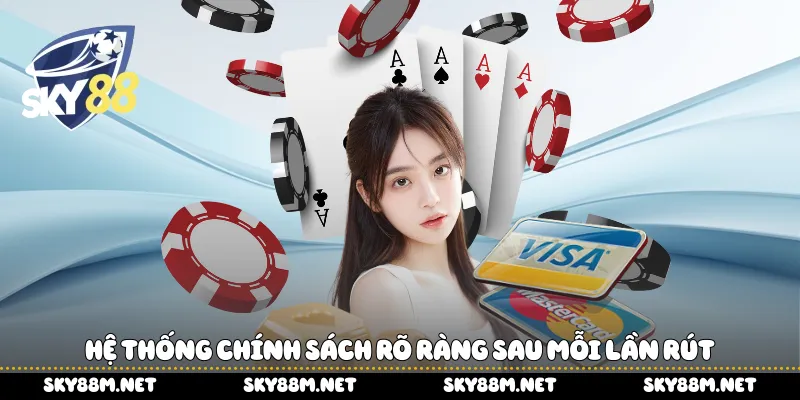 Hệ thống chính sách rõ ràng sau mỗi lần rút